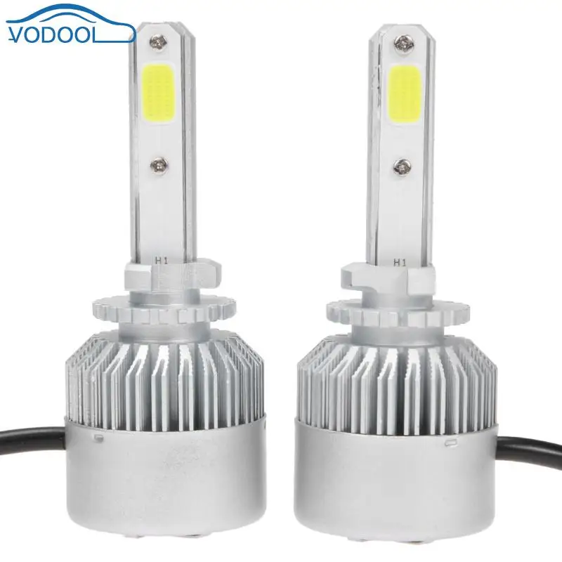 

VODOOL 2pcs Universal 9-32V 6500K 8000LM S2 H11 H7 9006 H4 LED COB Car Vehicle Headlight Head Lamp Bulbs Car Styling Accessaries