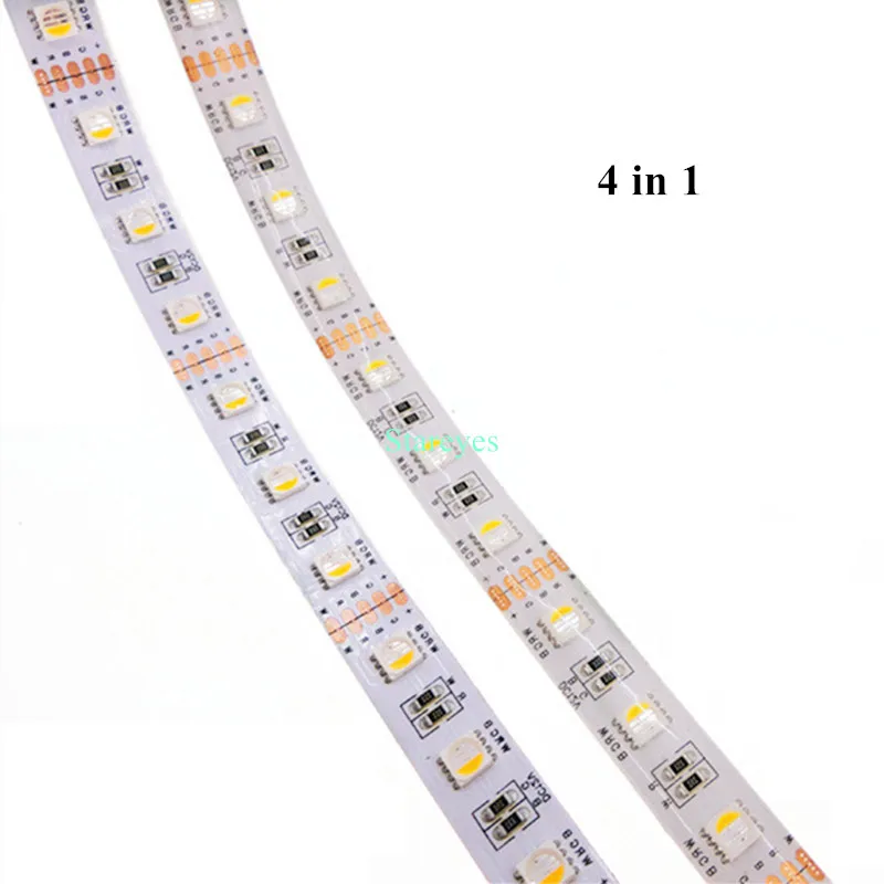 20 шт. SMD 5050 60 светодиодный/м белый теплый RGB RGBW RGBWW 4 в 1 Светодиодный прожектор IP20 IP65
