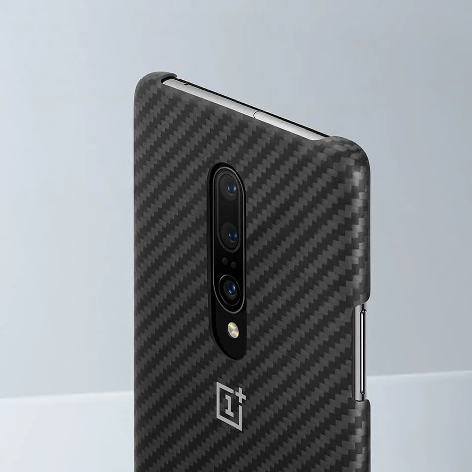 Оригинальный защитный чехол OnePlus 7 Pro Karbon идеально подходящий для надежной защиты