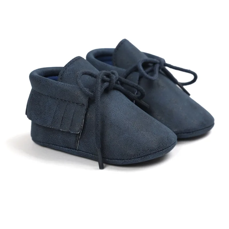 Infantil bebé clásico ocio PU cuero primeros caminantes cuna infantil niña niño bebé estrella patrón bebé mocasines zapatos Infantil bebé clásico ocio PU cuero primeros caminantes cuna infantil niña niño bebé estrella patrón bebé mocasines zapatos