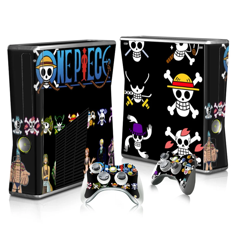Autocollant Luffy En Vinyle Pour Console Xbox 360 Slim Et Controleurs Anime One Piece Autocollant Pour Xbox360 Slim Aliexpress
