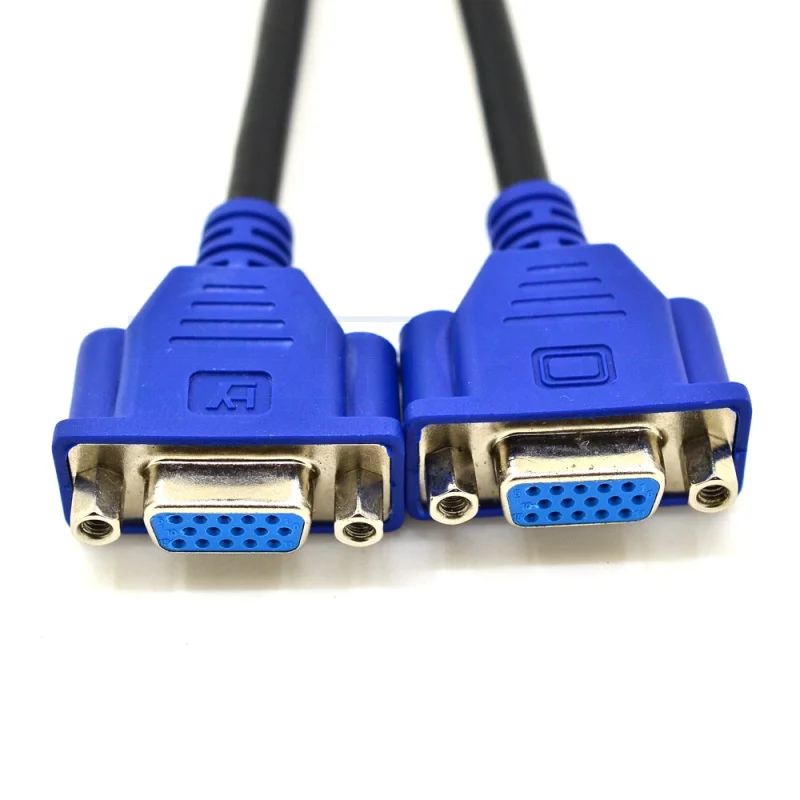 EpicDealz DMS-59 Pin Male to Dual VGA Female Y Splitter Video Card Adapter Cable EpicDealz DMS-59 Pin Male to Dual VGA Female Y Splitter Video Card Adapter Cable