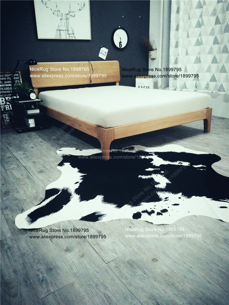 3 шт. детский коврик из искусственной кожи с принтом|print carpet|cowhide rugcowhide rug black |