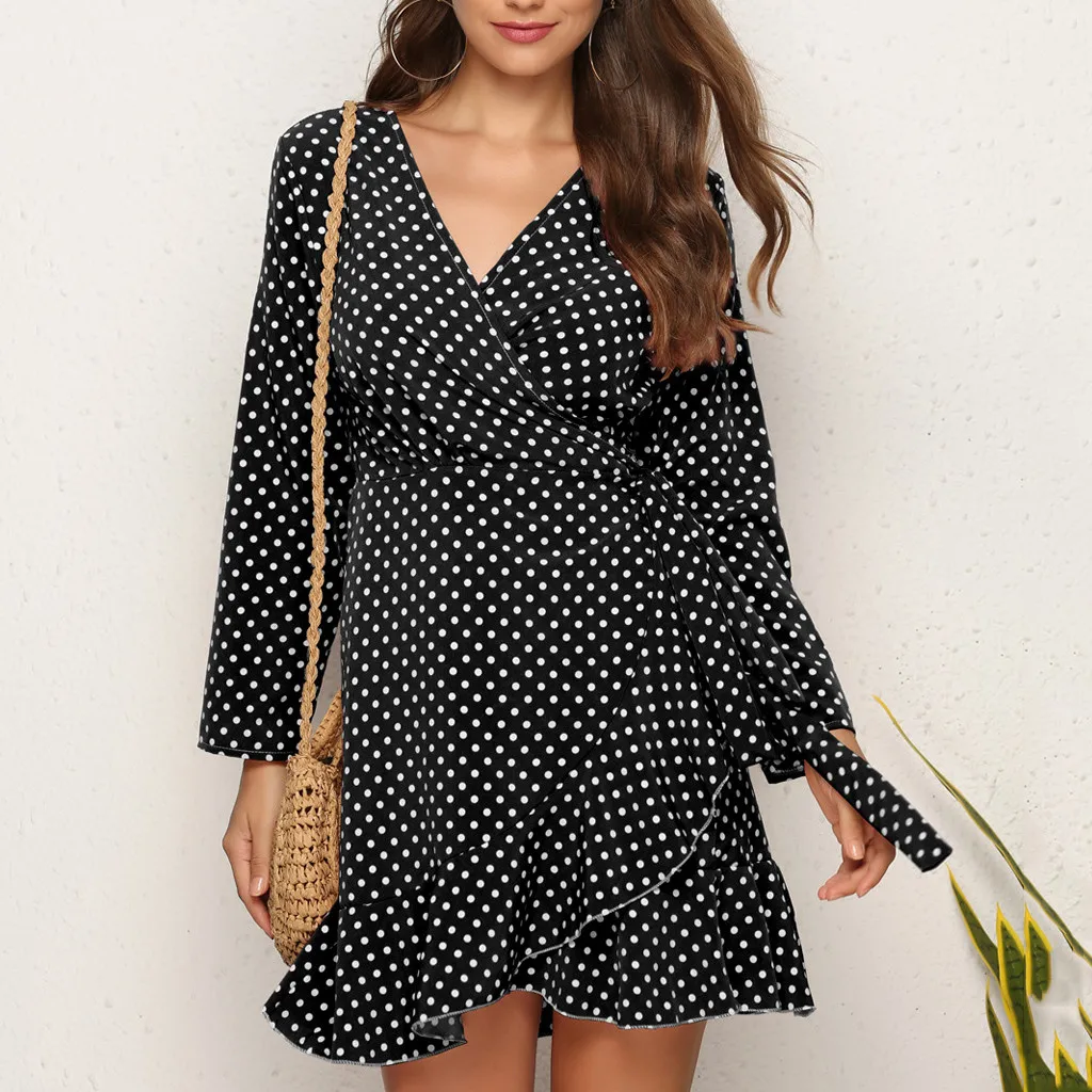 

Spring Autumn Chiffon Print Dress Women Wedding Bridesmaid High-Waist Elegant Party Ball Prom Gown Dress Vestido De Fiesta