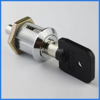 

10 pieces 23mm 90 degrees turned keyed alike tubular push lock mailbox door lock