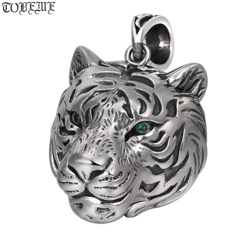 12Pcs white jewelry Fly Tiger Head Amulet Style lucky super hot Pendant&Necklace 