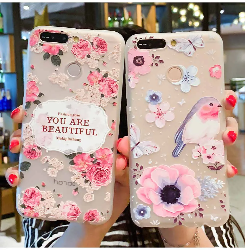Чехол для huawei P30 P20 P10 P9 P8 Коврики 20 10 Lite Pro P Smart Honor 9 10 Lite 6X 7X Nova 2i плюс 3E 3D рельефный чехол из ТПУ