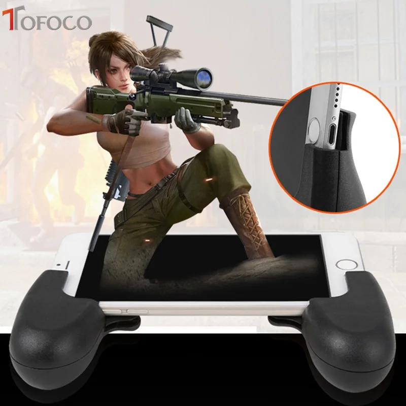  More Types PUBG Mobile L1 R1 Trigger Button + Hand Grip Gamepad Controller Set L1R1 Joystick Phone 