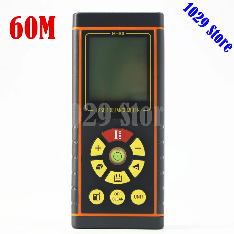 60M Digital LCD Laser Distance Meter Laser Rangefinder Laser Range Finder Ruler Testerlaser