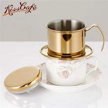 Нержавеющая сталь Вьетнам кофе капельница фильтр Кофеварка высокое качество капельный фильтр горшок фильтры инструмент Аксессуары для 1 человек