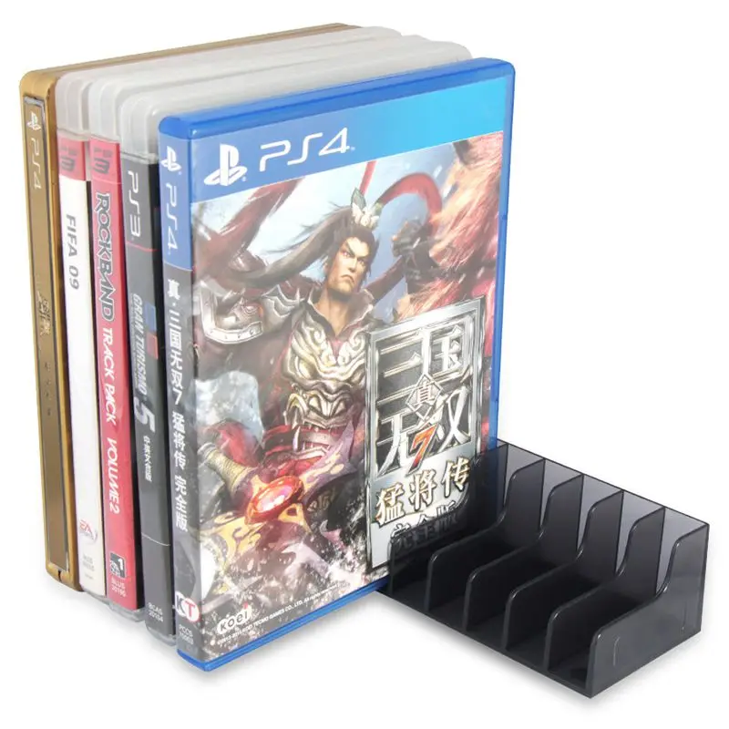 

2PCS/Lot CD Stand for Sony Playstation 4 PS4/PS4 Slim/PS4 Pro Game Card Box Storage 20PCS CD Disks Storage Stand Top Deals New