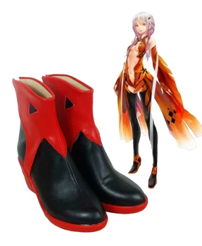 

New Anime Guilty Crown Yuzuriha Inori Cosplay Boots costume shoes Custom Made