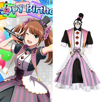 

[Customize] 2018 Anime The IDOLM@STER Mizushima Saki Cafe Parade SJ Stage Unifrom Cosplay Costume For Halloween Free Shipping.