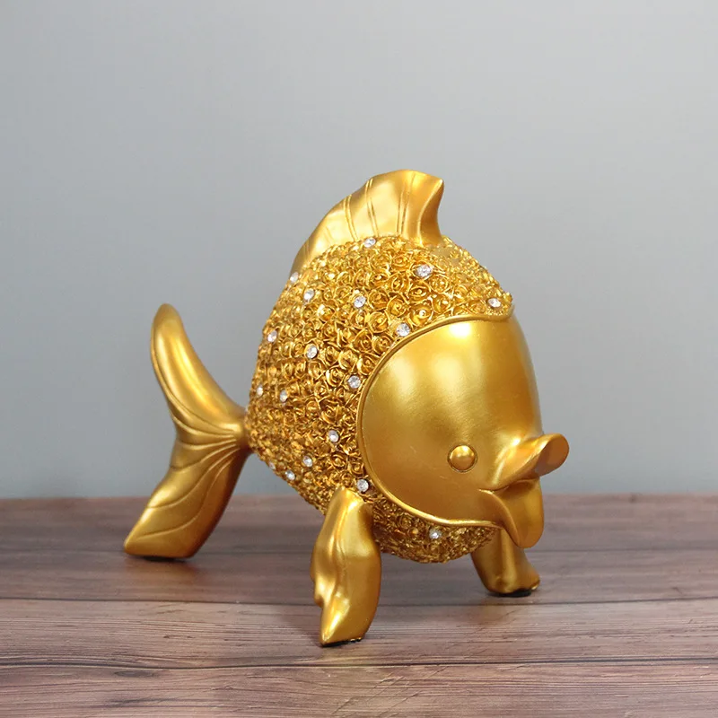 Креативная фигурка рыбы полимерное украшение для дома аксессуары крафтовые