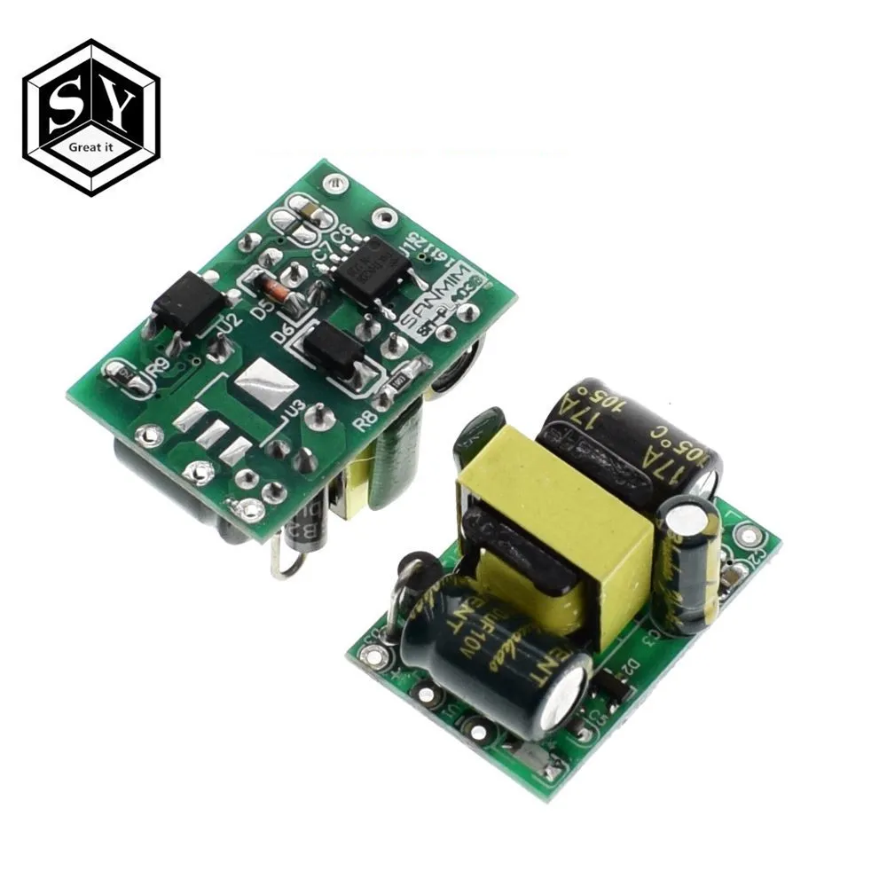2 PCS 9V 500mA 4.5W AC-DC Step Down Isolated Switching Power Supply Module T87