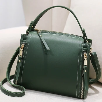 

Small Mini Bucket Women Messenger Bags With Long Strap Designer Crossbody Bags Green Shoulder Bags Female Fashion Korean 2018