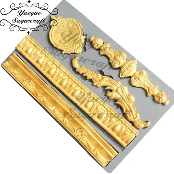 

Yueyue Sugarcraft Silicone mold fondant mold cake decorating tools chocolate gumpaste mold