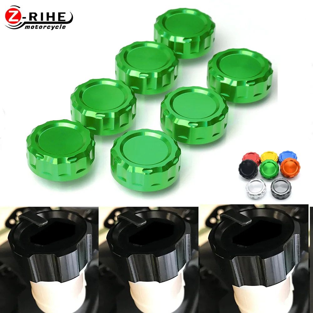 

For Kawasaki Z750 Z800 Z900 Z1000/sx Z250 Z650 EX250/300 ZX-6R/10R Motorcycle Cylinder Reservoir Cover Brake Fluid Reservoir Cap