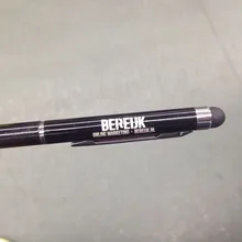 Ручка-стилус хорошего качества, индивидуальный логотип/Электронная почта/текст лазером, рекламные материалы 20 шт. в партии