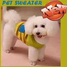2016 Warm Autumn Winter Pet dog Clothes Wool Sweater Cute Pink Green Collar bow Clothes for Small Puppy Medium Big Dog Vest XS