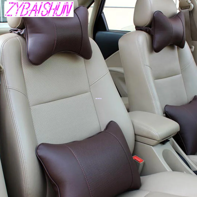 

2PCS /neck headrest breathable car pillow car styling accessories for Hyundai ix35 iX45 iX25 i20 i30 Sonata,Verna,Solaris