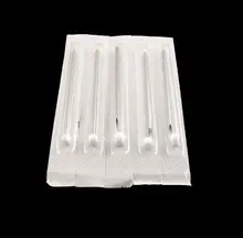 100 pièces Piercing Aiguilles Mixte 12G 14G 16G 18G 20G Jetable Piercing Aiguilles pour oreille nez Nombril Mamelon gratuit