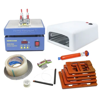 LCD Repair Kit Heater separator LY Youyue 946D 36W UV lamp 5pcs Removal Phone Repair Machine