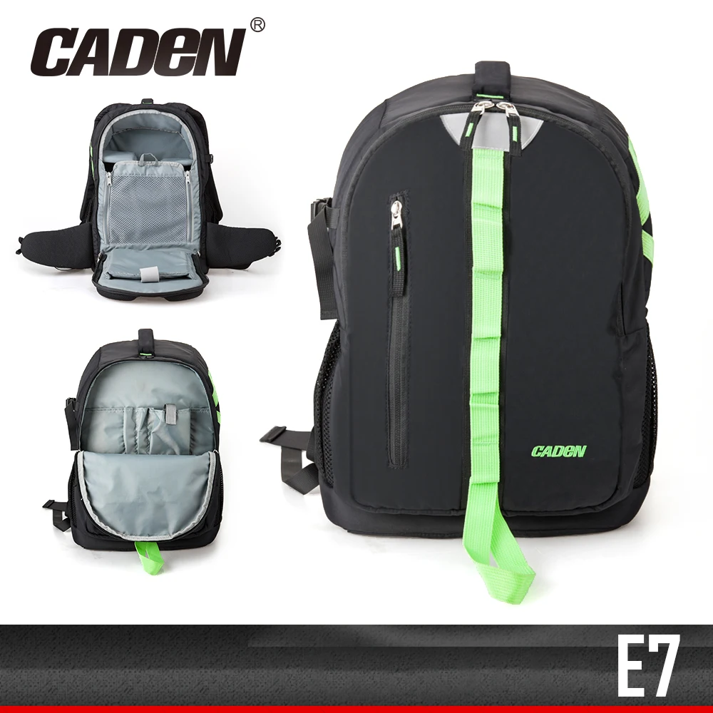 

caden E7 Photo Ultra Durable Wear-resistant Anti-theft Prevent Vibration Travel Camera Bags SLR Backpack Bag Case For Canon