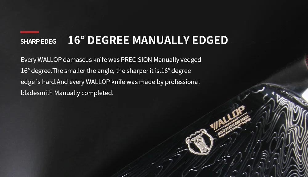 Wallop knife set japanese aus-8 knife steel_17