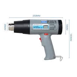 Внимание AT858D + 700 W 110 V/220 V 500 градусов Термовоздушная паяльная станция thermoregul светодиодный Тепловая пушка фен для волос для BGA IC инструмент