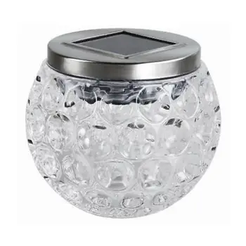 

Solar Powered Glass Solar Lights LED Lantern Night Lights Party Lights, Weatherproof Crystal Glass Globe Ball, Outdoor / Indoo