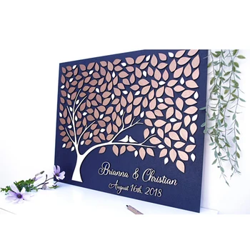 

Personalized Rustic Wedding Guest Book ,Custom 3D Guest Book Tree,Wedding Couple Gifts,Unique Guestbooks livre d'or de mariage