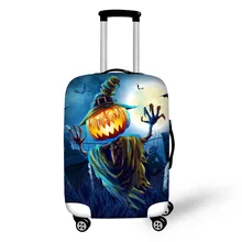 Дорожный чемодан на Хэллоуин защитный чехол cubierta maleta housse valise roulettes аксессуары mala de viagem maleta de