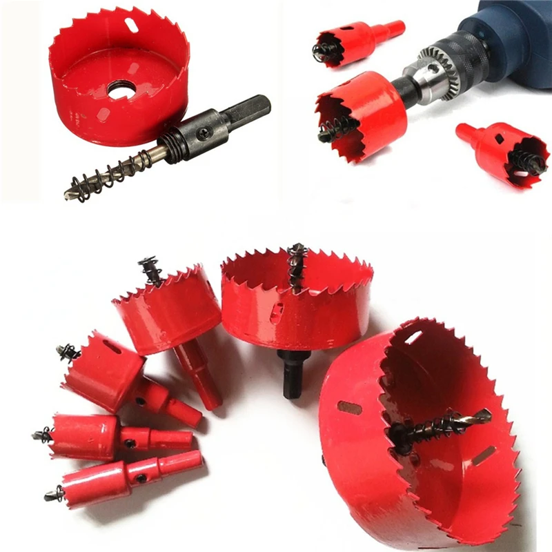 

16-70mm M42 HSS Hole Saw Cutter Drill Bit Bi Metal Tip Drill for Aluminum Iron Wood for Woodworking DIY
