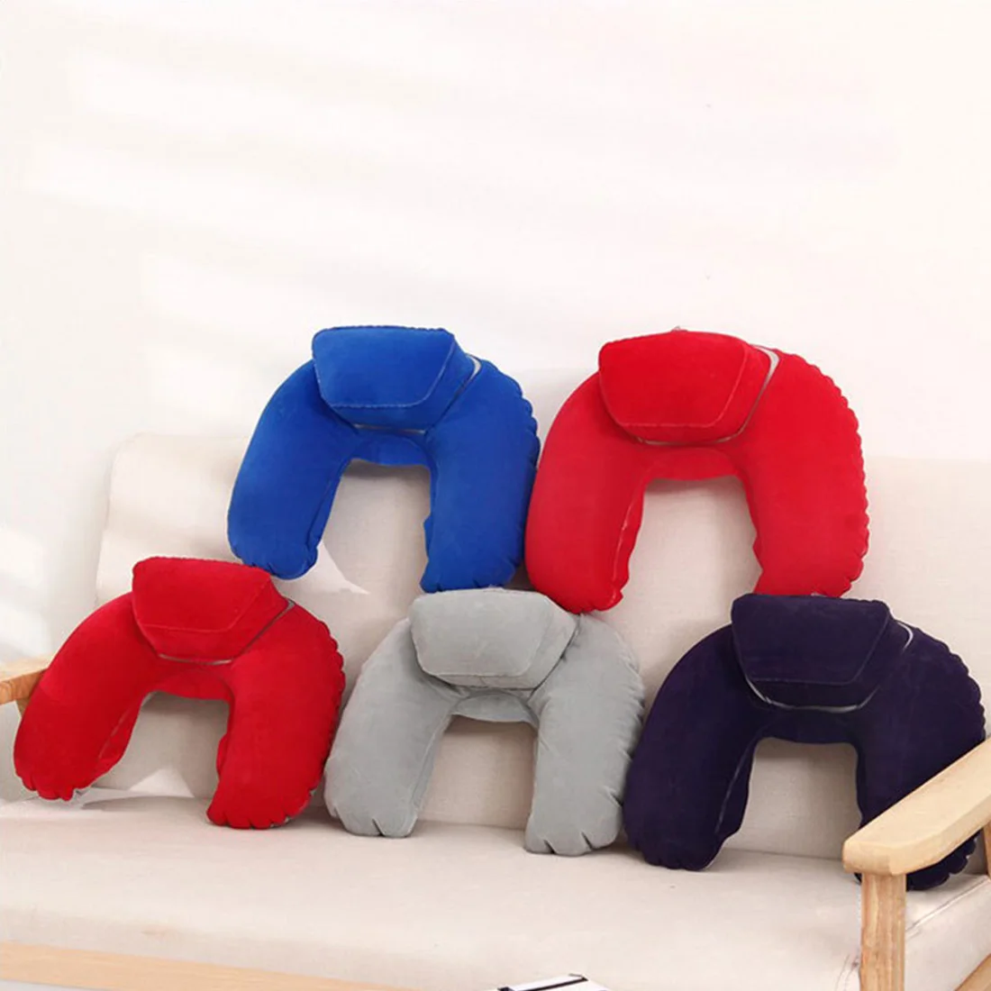 

Soft U Shaped Slow Rebound Memory Foam Pillow Travel Neck Pillow for Office Flight Traveling Cotton Pillows Head Rest Cushion