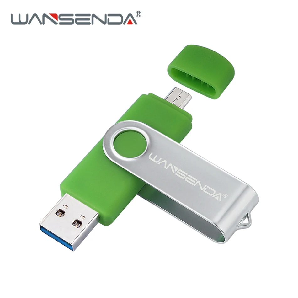 WANSENDA 3.0 OTG USB Flash Drive 128GB 64GB 32GB 16GB 8GB Pen Drive micro usb for phones/tablet USB Memory Stick metal pendrive WANSENDA 3.0 OTG USB Flash Drive 128GB 64GB 32GB 16GB 8GB Pen Drive micro usb for phones/tablet USB Memory Stick metal pendrive