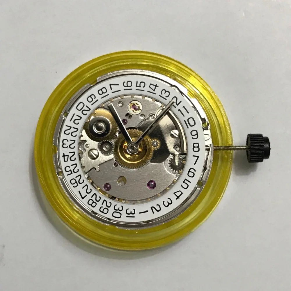 

TianJin make Mechanical Autoamtic movement CLONE ETA 2824 movement date display fit for men's watch CARVING THE BACK