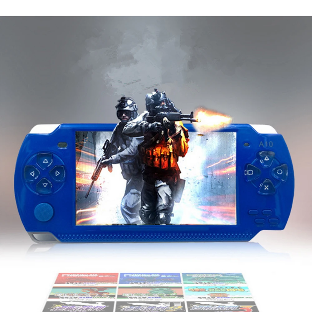 

8pcs/lot 4.3inch Screen Children Classic Handheld Digital Screen Video for PSP Game Console With Camera Music&Electronic Books