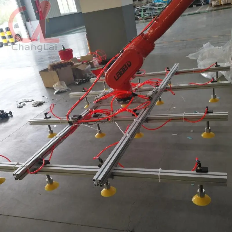 

PCTS-80S-J25-ZF-NL Pneumatic components of Robot gripper/Vacuum chuck with trigger for grabbing plates in different sizes