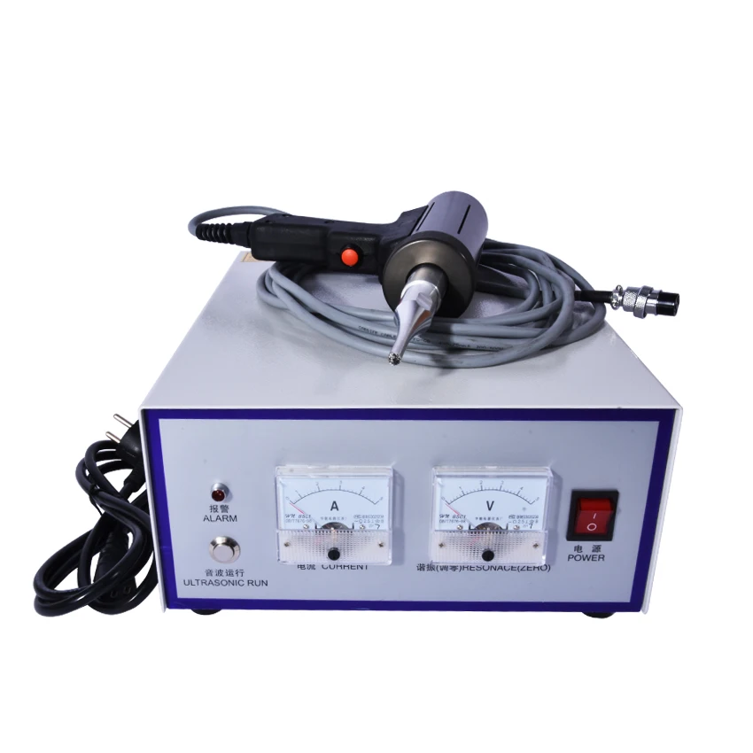 

28 kHz / 500W Hand-held ultrasonic plastic welding machine, Including the transducer, generator, tool head, handle