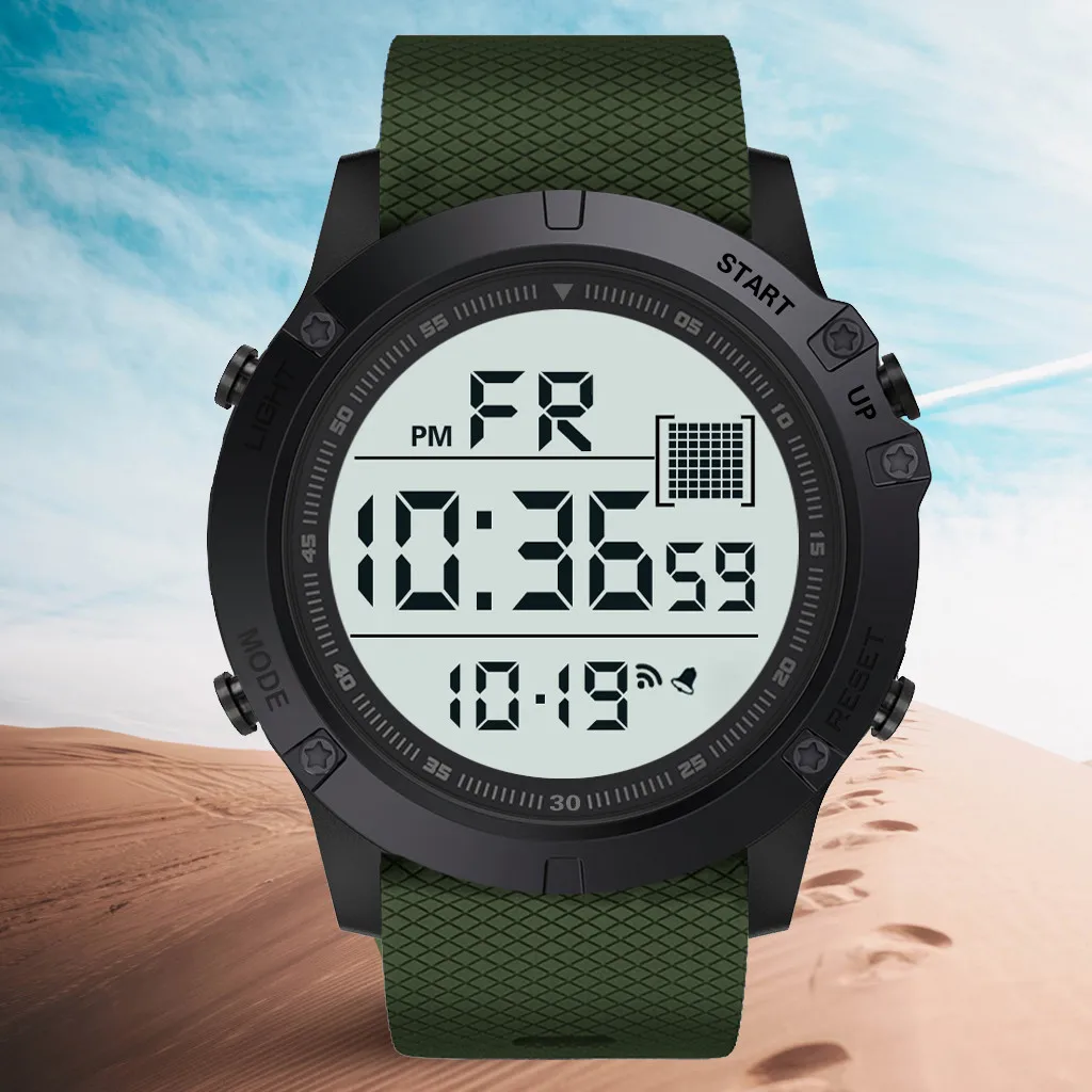

Luxury Mens digital watch Ladies Sport Watches Waterproof Outdoor LED Digital Wristwatch Electronic Analog Clock montre homme
