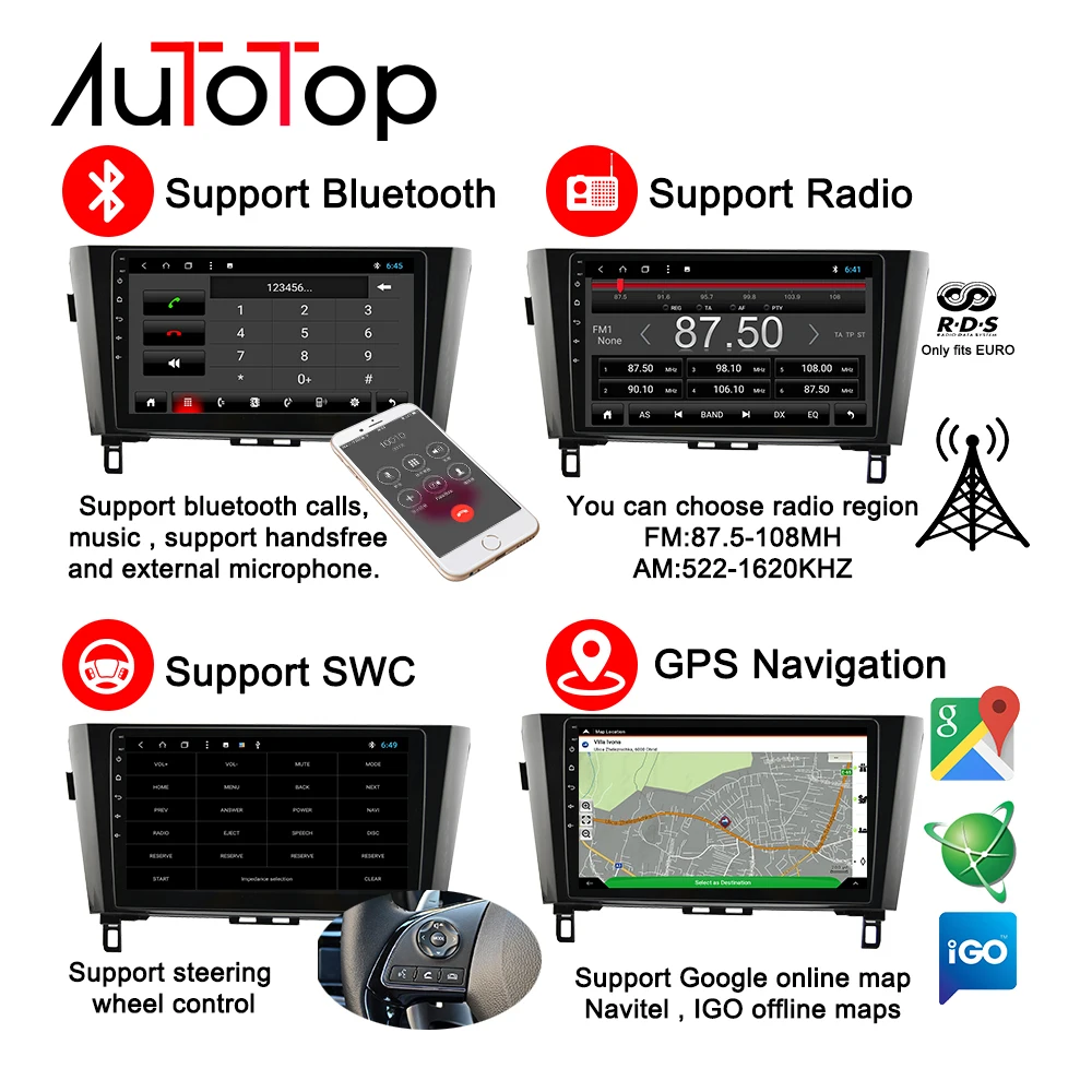 Flash Deal AUTOTOP 10.1