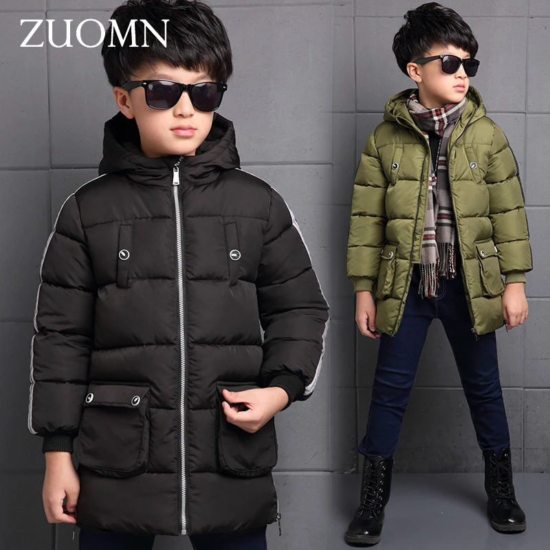 

New Children's Jacket Child Winter Coats Boy Thick Enfant Garcon Winterjas Jongen Boys Parkas Down Coat Kids Outerwear Snow G232