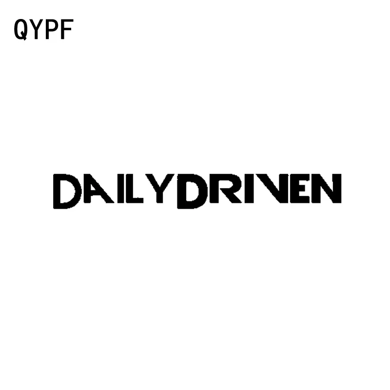 

QYPF 16.6CM*2CM Fashion Vinyl Retro-reflective Daily Driven Car Sticker Decal Black Silver Accessories C15-2095