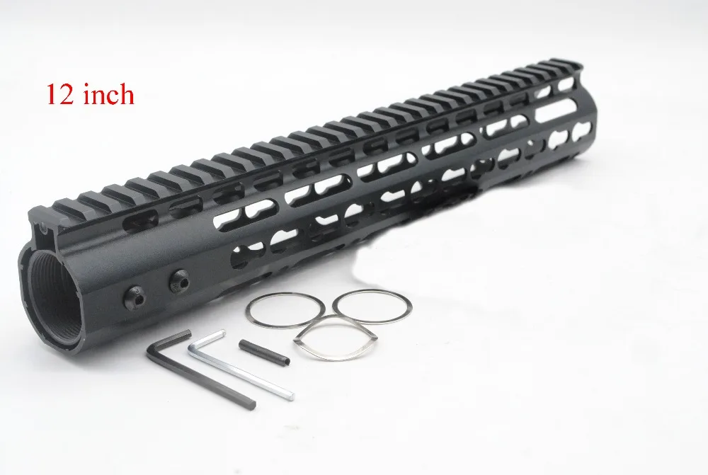 Черный " 9" 1" 12" 13," 15" дюймов AR-15 поплавок Keymod Handguard Пикатинни для охоты тактический прицел крепление системы