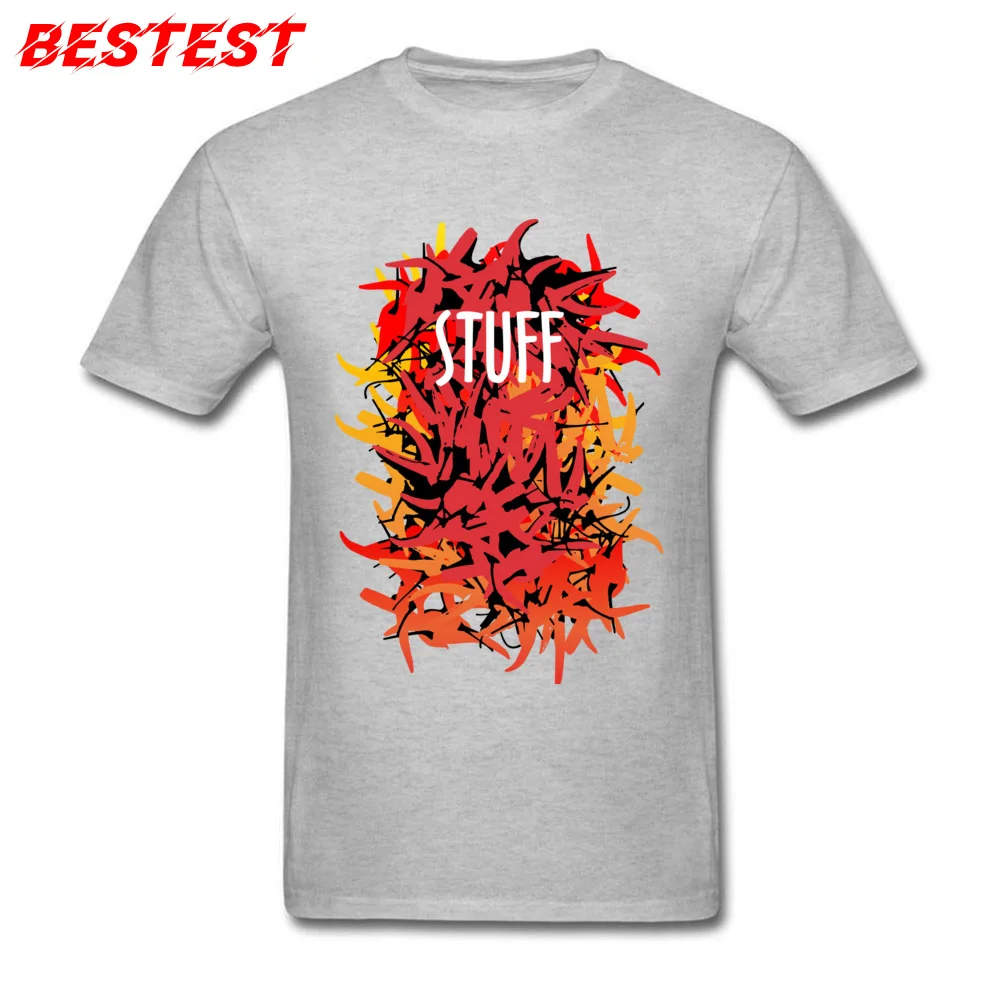 Hot stuff peperoni summer art Coupons Men Top T-shirts O Neck Short Sleeve Cotton Fabric Tops T Shirt 3D Printed Sweatshirts Hot stuff peperoni summer art grey