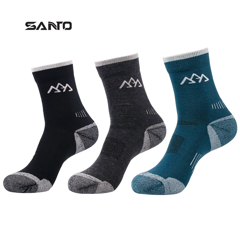 Buy merino wool Men Cycling Socks Moisture Wicking