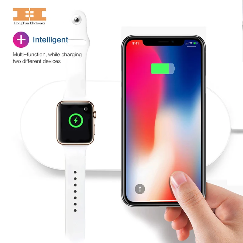 

NEW Wireless charger Wireless pad for iwatch & Phone8/8 p/X e iwatch3/2 Samsung s6/7/8 for Apple AirPower Caricatore Senza