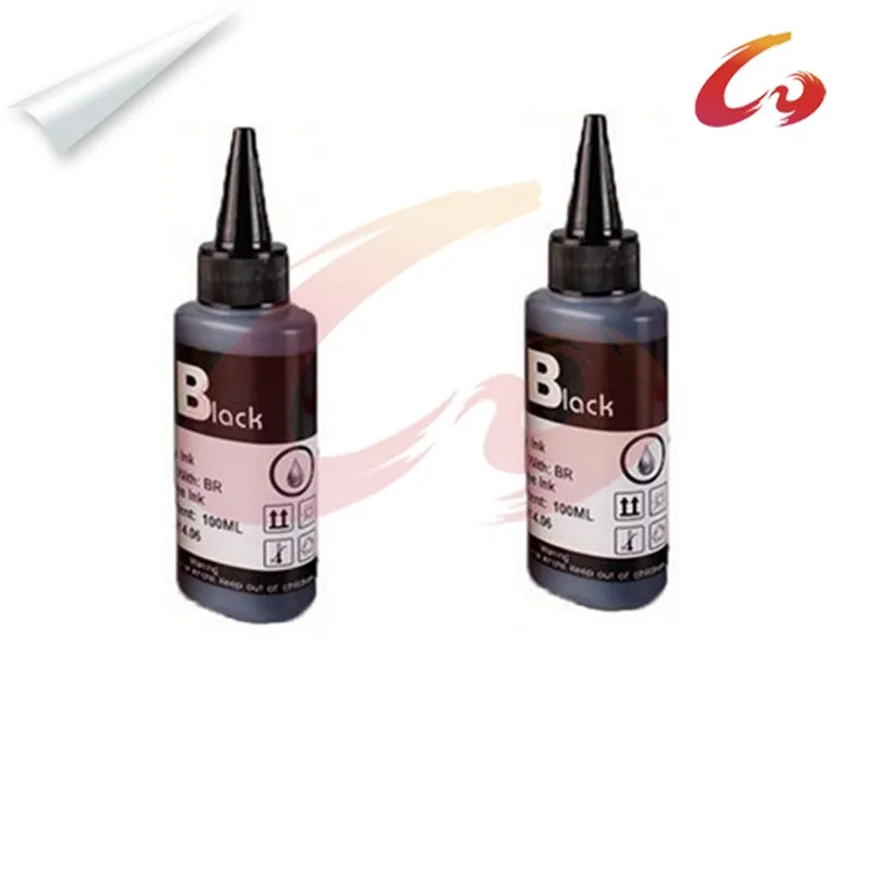 2 pcs 100ml Universal black refill Ink For canon inkjet printer for hp for brother for epson-in