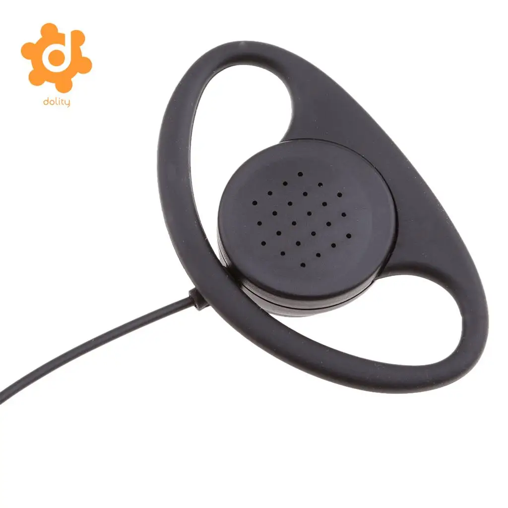 D-shape Headset Earpiece PPT with Mic for Yaesu Vertex VX-1R 2R 3R 5R 150 160 180 210 210A Two Way Radio 3.5mm 